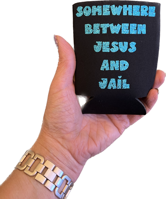 Jesus and Jail Koozie